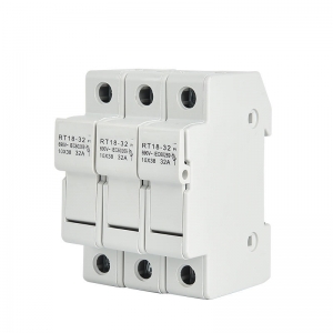 Low Voltage 500VAC 690VAC 125A Ceramic Nylon Cylindrical Fuse Holder Lock High Breaking Capacity Fuse Link
